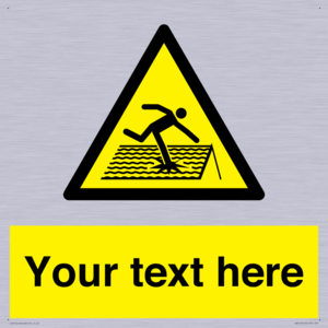 Custom Figure on Roof Sign